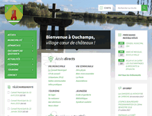 Tablet Screenshot of communeouchamps.fr